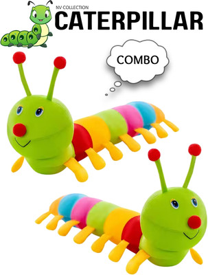 CTC CREATION Stuffed Caterpillar Friends Combo for Happy Kids  - 68 cm(Multicolor)
