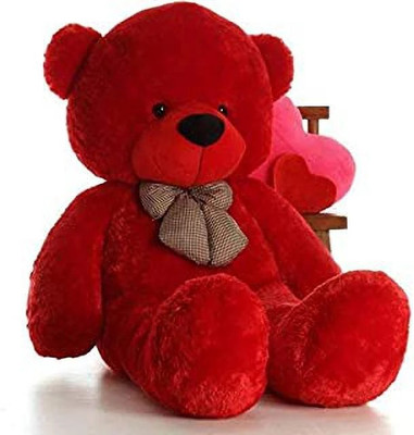 AK TOYS 3 Feet red Teddy Approx 90 cm High Quality 3 Feet Teddy Bear for someone special 1  - 90 cm(Red)
