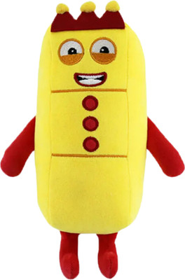 TechMax Solution Cute Numberic Numbers Plush Toy  - 30 cm(Yellow)