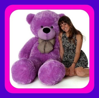 Abhinav toys Z_New Stuffed Toys Premium quality material 129  - 91.44 cm(Purple)