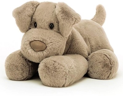 HappyChild Stuffed Plush Animal Soft Toy for Kids Birthday Gifts Baby Kids Boys And Girls  - 42 cm(Grey)