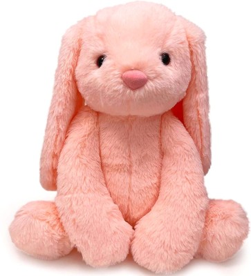 Liquortees Pink Big Ear Bunny Teddy bear Soft toy for Girls Kids Baby's 45cm  - 45 cm(Pink)