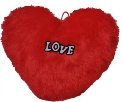 Awwzone Red Heart Shaped Huggable Love Soft Plush Stuffed Cushion Pillow Toy  - 50 cm(Red)