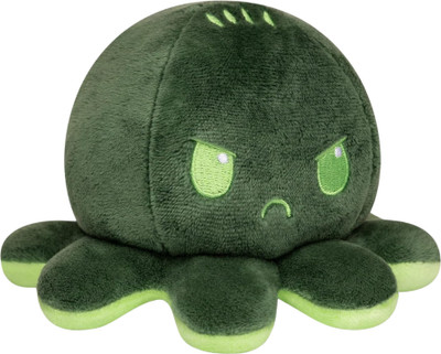 TechMax Solution Reversible Plush Perfect Birthday Gift for Succulent and Cactus Lovers  - 30 cm(GREEN & DARK GREEN)