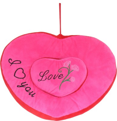 Tickles Valentine Soft I love You Hanging Heart Best Gift  - 24 cm(Pink)