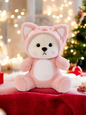 Plushora Latest Cap Lena Teddy Bear Kawaii Plushie Soft Toys Stuffed Toys, Kids  - 45 cm(Peach)