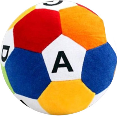 TechMax Solution Multicolor Alphabet Ball plush toy  - 30 cm(Multicolor)