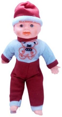 ROZY TRADING Baby Musical&Laughing Boy Doll,Touch Sensors (Multicolor) Pack Of 01  - 9 mm(Multicolor)
