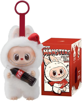 ARSUVI Labubu Drinks Doll Collectible Toys, Monsters Big Energy Blind Box (Pack Of 1) Key Chain