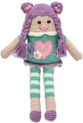 Happy Threads | Purple pie |Cute | Best size for Kids |25 cms | Soft dolls | Stuffed toys  - 25 cm(Multicolor)