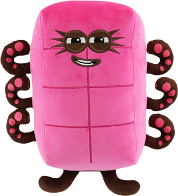 TechMax Solution Cute Numberic Numbers Plush Toy  - 30 cm(Pink)