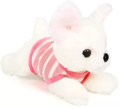 Divyanshi Enterprises Soft Toy Dog Stuffed Toy  - 35 cm(White)