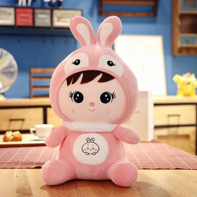 HOUSE OF COMMON Adorable Rabbit Bunny Doll with Floppy Ears -Perfect Stuff Soft Toy for Kids  - 32 cm(Pink)