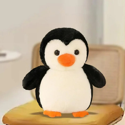 Toyingly Penguin Toys Sleep Toy, Bedroom Decoration Valentine's Day Gifts for Boys Girls  - 20 cm(Black)