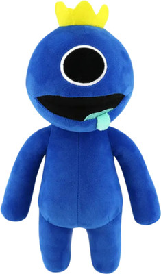 TechMax Solution Round Head Cute Plush Toys  - 30 cm(Blue)