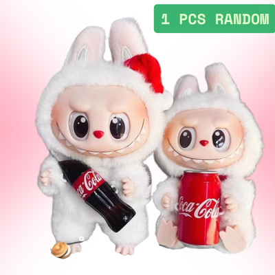 BITWEAVE Blind Box Toy Labubu | Coca-Cola Edition Vinyl Monster Bunny  - 17 cm(Multicolor)