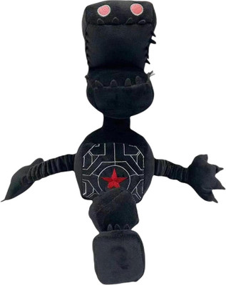 TechMax Solution Square Plush Soft Cute Stuffed Animal Plush Doll Gift  - 30 cm(Black)