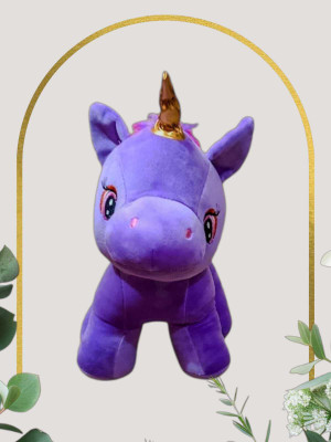 Luipui Cute Unicorn Plush Toy– Soft Stuffed Animal Toy for Kids, Gifting & Decor  - 38 cm(Blue)