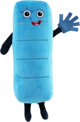 TechMax Solution Cute Numberic Numbers Plush Toy  - 30 cm(Blue)
