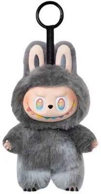 ENNCOZY BLACK Monsters Plush Keychain Monsters Plush Keychain Limited Edition Key Chain  - 14 mm(Black)
