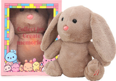Fusked Flufies Breathing Teddy with Realistic Breathing Motion - Soft Toy for Kids  - 30 cm(Breathing Rabbit)