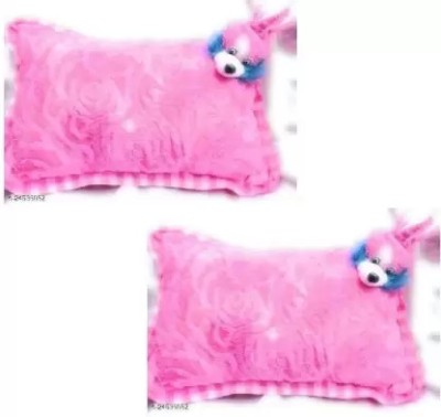 kunal Soft toy pink face pillow set of -2, (25-30) - 30 cm (Pink)  - 10 cm(Multicolor)