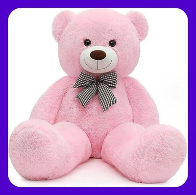JAI MAA KAMLA Z_4 Feet Pink Cute And Soft Teddy Gift For Any Occasion_cls  - 155 cm(Pink)