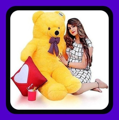 Abhinav toys Z_Cute Stuffed toy 226  - 110 cm(Yellow)