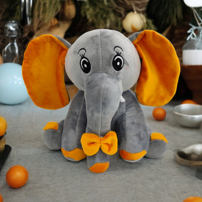 Puchu Toys Elephant Stuffed Toy Soft Plush Toy- (grey,40Cm)…  - 40 cm(Grey)