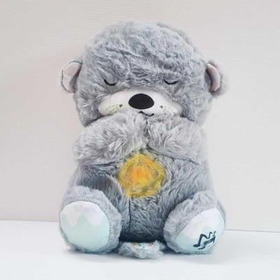 Jaggo Lal Soft Stuffed Toy relaxing sound  - 5 mm(Grey)