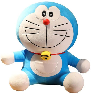 BEST4U TOYS Doraemon Soft Toy 30cm – Cute Plush Cartoon Character for Kids & Gifts  - 30 cm(Blue)