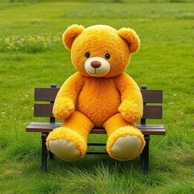 KHUSHBU ENTERPRISES 6Feet Yellow Teddy Bear For Gift in the Festival, Birthday And many happy days  - 152 cm(Yellow)