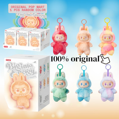 ZOQQI Labubu Collectible Plush Bunny Toy - Blind Box Pendant Keychain Key Chain
