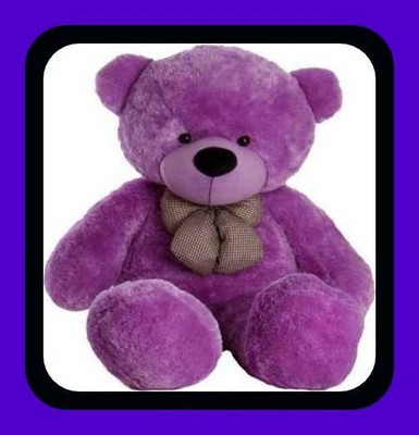 Abhinav toys Z_Cute Stuffed toy 289  - 85 cm(Purple)