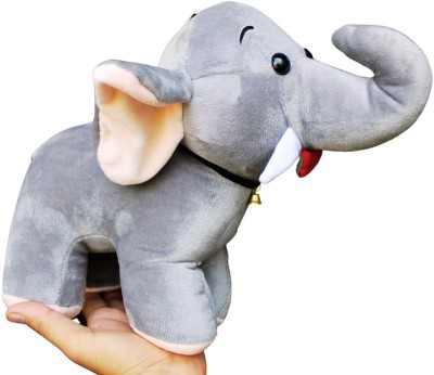 MummaSmile Soft Lovable Huggable Cute Small Elephant Jumbo Teddy Bear Plush & Stuffed Toys  - 28 cm(Grey)