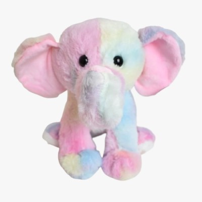 AVSHUB Soft Spongy Huggable Cute Rainbow Elephant - 35 cm rainbow  - 35 cm(multicolor)