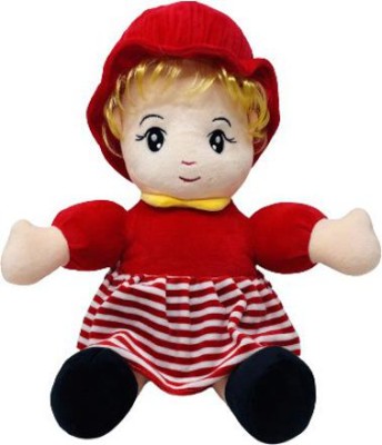Fun Zoo Cute Huggable Beautiful Fatty Doll Stuffed Soft Toy for kids/Girls/BIRTHDAY GIFT  - 35 cm(Red)