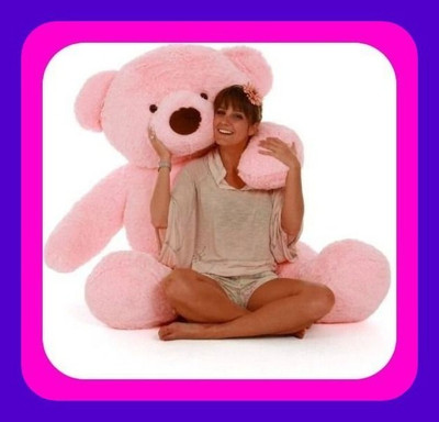 Abhinav toys Z_New Stuffed Toys Premium quality material 122  - 90 cm(Pink)