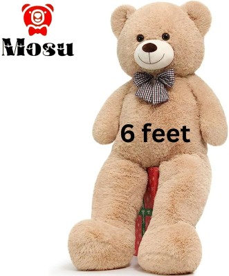 MOSU SOFT HUGGABLE TEDDY BEAR FOR KIDS AND GIRLFRIEND BIRTHDAY GIFT(6 FEET)  - 182 cm(Brown)