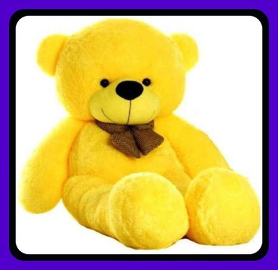 Abhinav toys Z_Cute Stuffed toy 253  - 92 mm(Yellow)