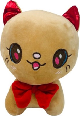 Fun Zoo Party Cat Huggable Teddy Bear Plush Soft Toy for Boys/Girls  - 25 cm(Brown)