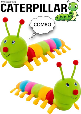 CTC CREATION Kid-Friendly Caterpillar Plush Bundle Set  - 68 cm(Multicolor)