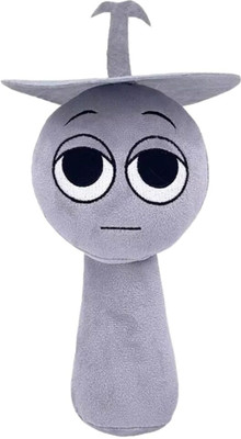TechMax Solution Grey Top Cap Sprunki Plush Toys  - 30 cm(Dark Grey)