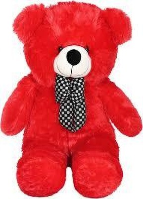 Abhinav toys NEW 2 FEET RED TEDDY FOR KIDS  - 55 cm(Red)