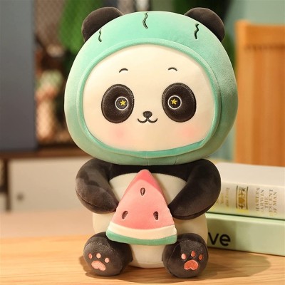 AN Teddy Cute Fruit Panda Soft Plush Stuffed Teddy Bear Toys For Kids  - 35 cm(Multicolor)