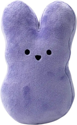 TechMax Solution Cute Easter Peeps Bunny Plush Toy  - 32 cm(Purple)
