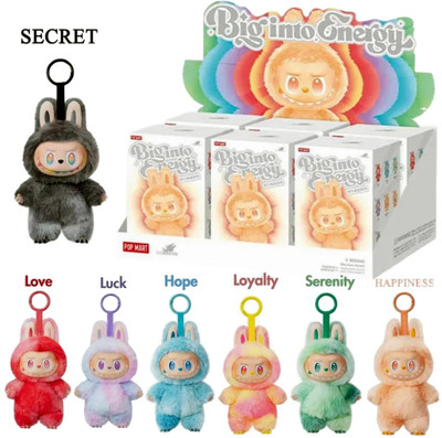 GN Wonders Big Into Energy Labubu Soft Plush Keyring (Love, Luck, Hope...) Key Chain
