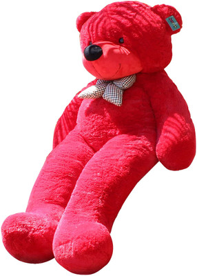 pandaabee PANDABBEE CUTE AND SOFT TEDDY BEAR 4 FEET  - 121 cm(Red)
