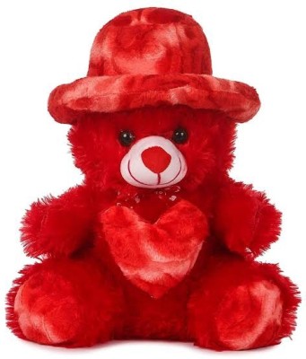 The Modern Gallery Ultra soft washable teddy bear red color (Size- 1 feet)  - 30 mm(Red)