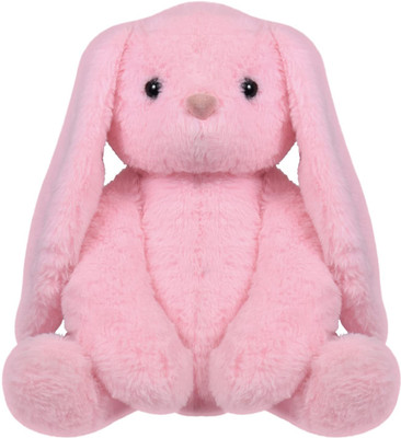 SHAH Pink Candy Bunny Toy for Unisex| Huggable Rabbit/Long Ears Stuffed Plush - 35cm  - 35 mm(Pink, Plushie)